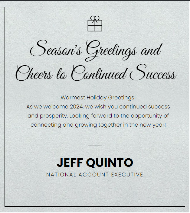 Holiday Greeting Card | Jeff Quinto