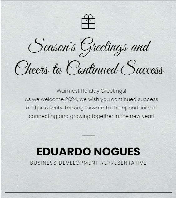 Holiday Greeting Card | Eduardo Nogues